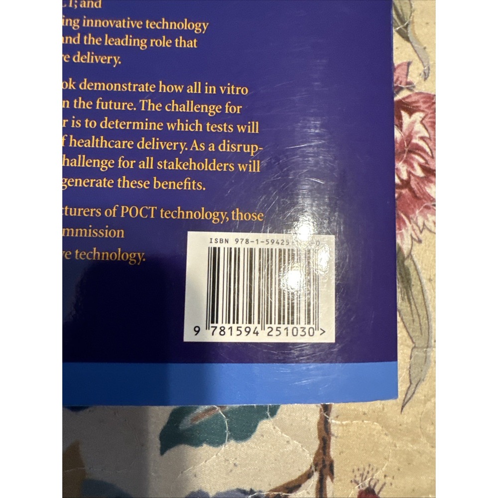 Point-of-Care Testing Principles & Practice, Needs Opportunity Innovation Books - Picture 9 of 9
